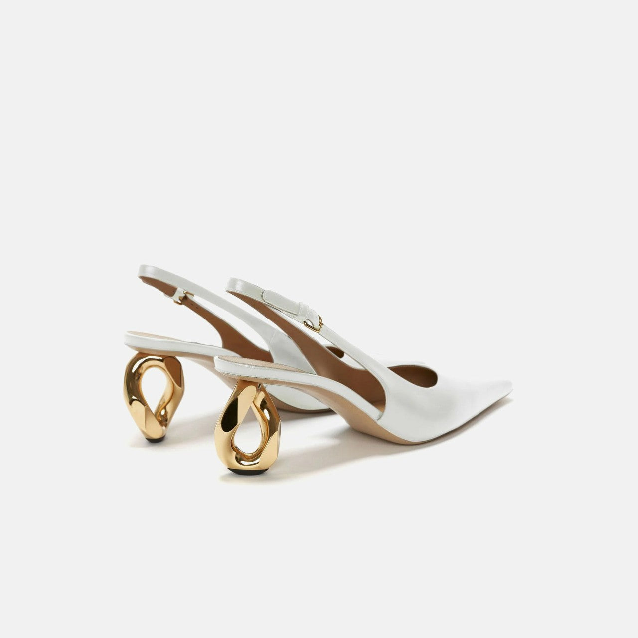 Men|Women Kith JW Anderson Sandal Chain Heel - Off White