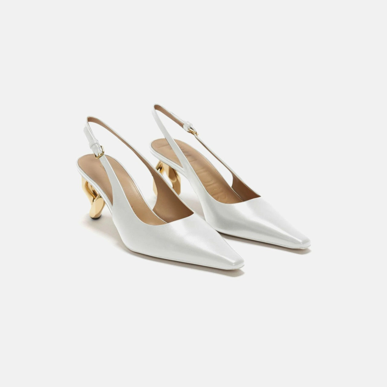 Men|Women Kith JW Anderson Sandal Chain Heel - Off White