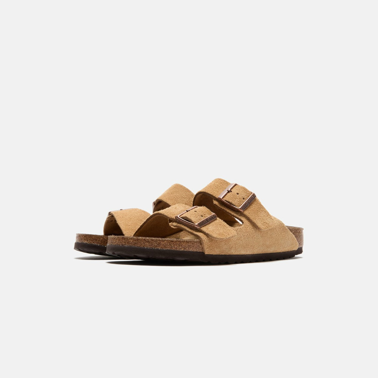 Men|Women Kith Birkenstock Arizona Suede - Latte Cream
