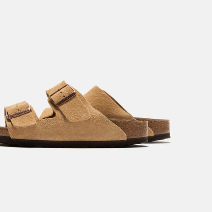 Men|Women Kith Birkenstock Arizona Suede - Latte Cream