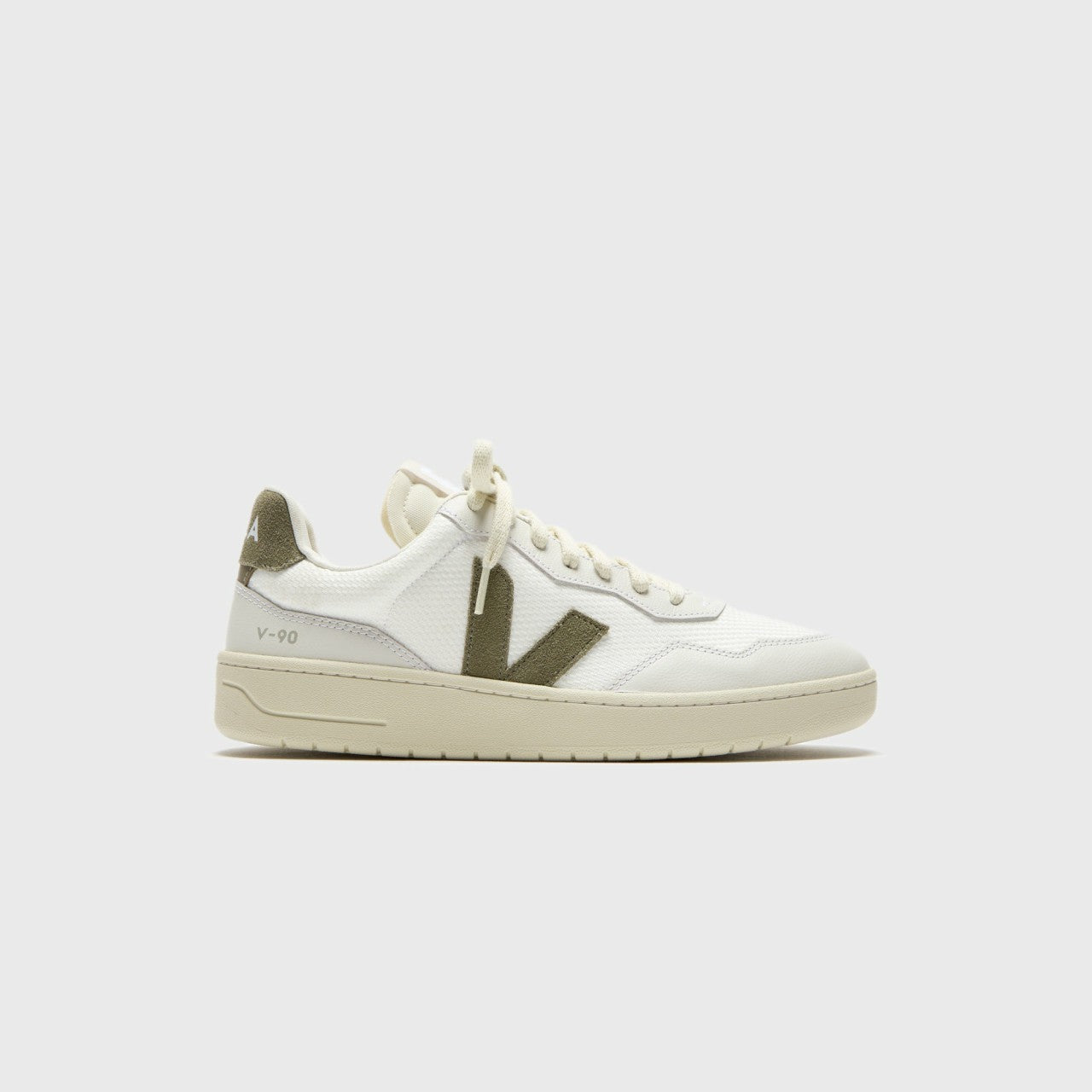Women Kith Veja WMNS V-90 - White / Kaki