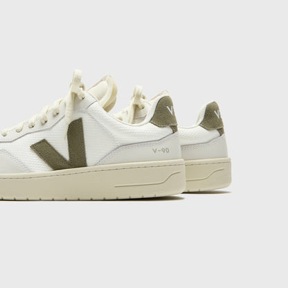 Women Kith Veja WMNS V-90 - White / Kaki