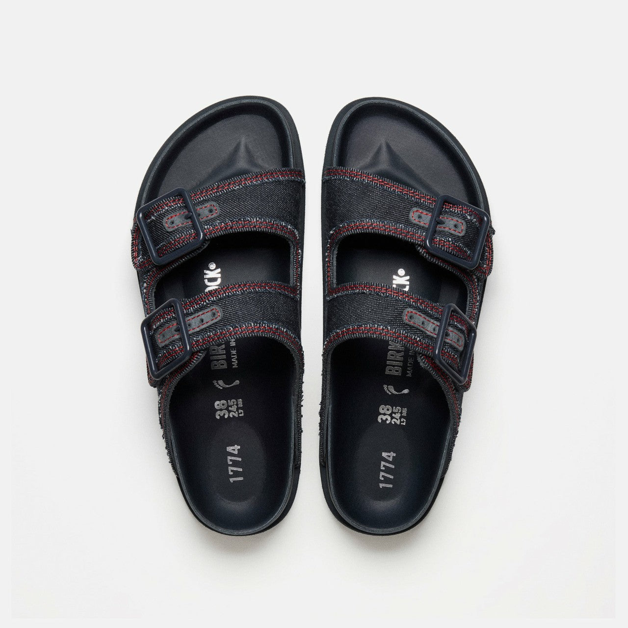 Men|Women Kith Birkenstock 1774 Arizona - Dark Wash