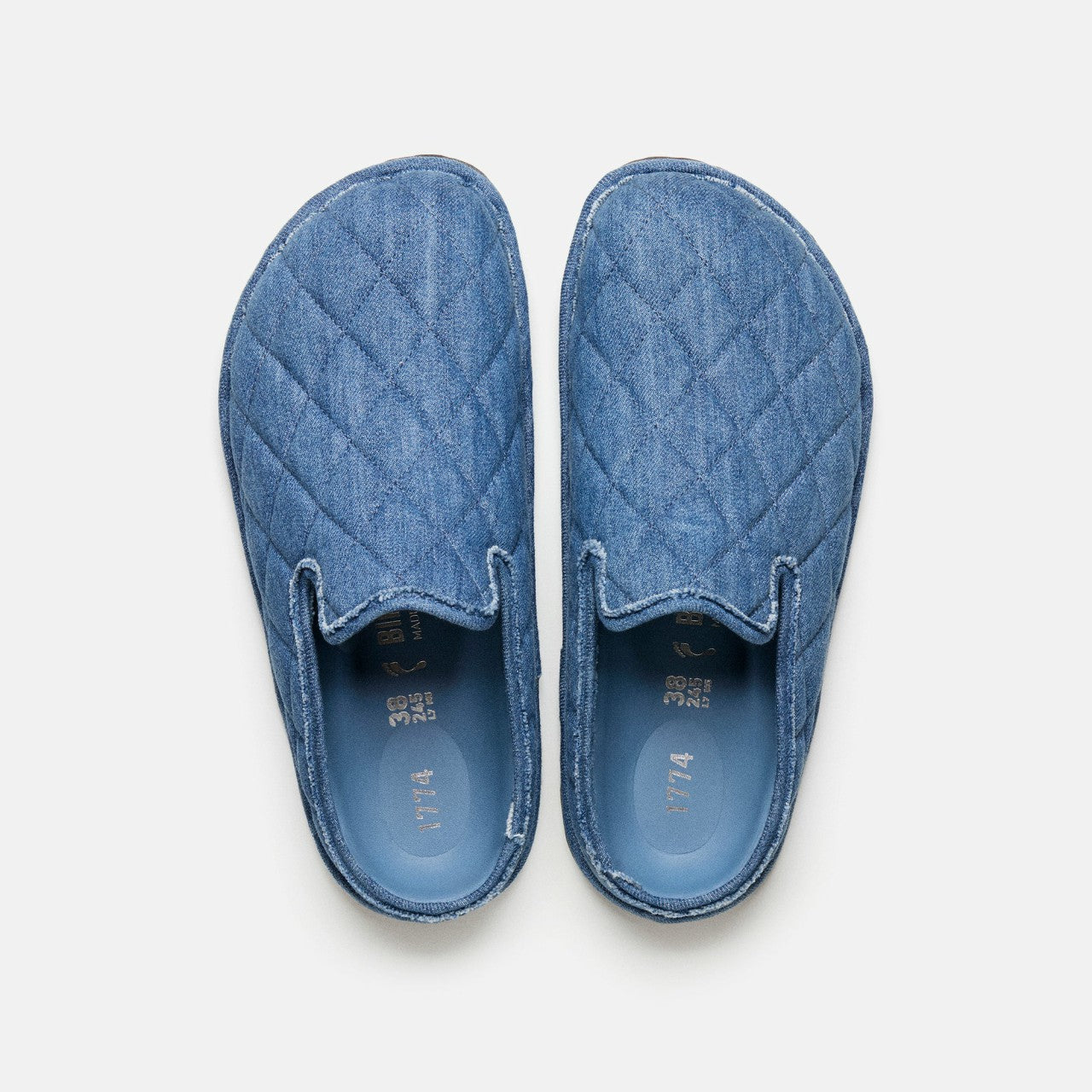 Men|Women Kith Birkenstock WMNS 1774 Eliscu Slippers - Faded Denim