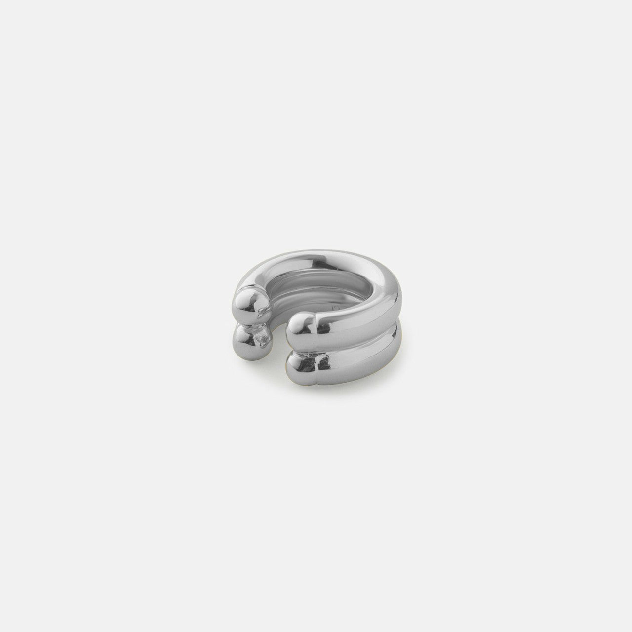 Men|Women Kith Eliou Double Regina Ear Cuff - Silver