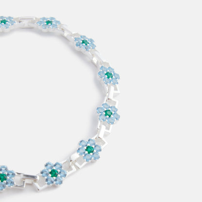 Men Kith Hatton Labs Daisy Bracelet - Silver / Topaz