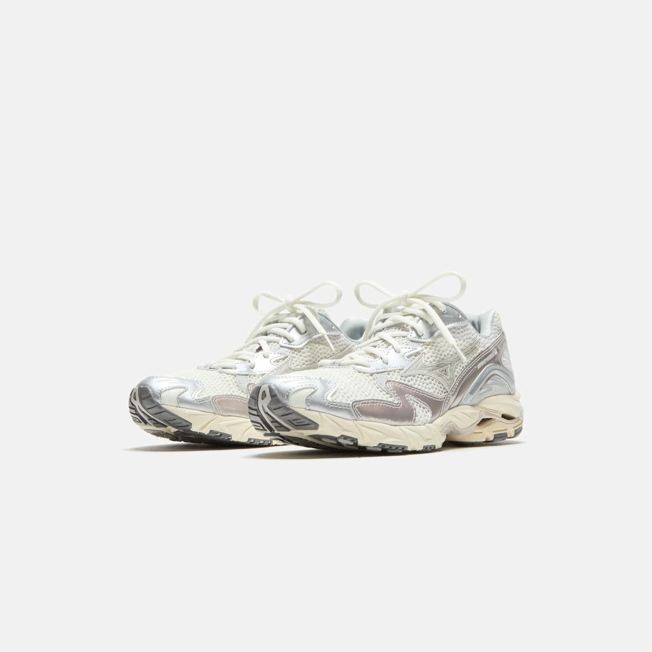 Men Kith Mizuno Wave Rider 10 - Metallic Snow White