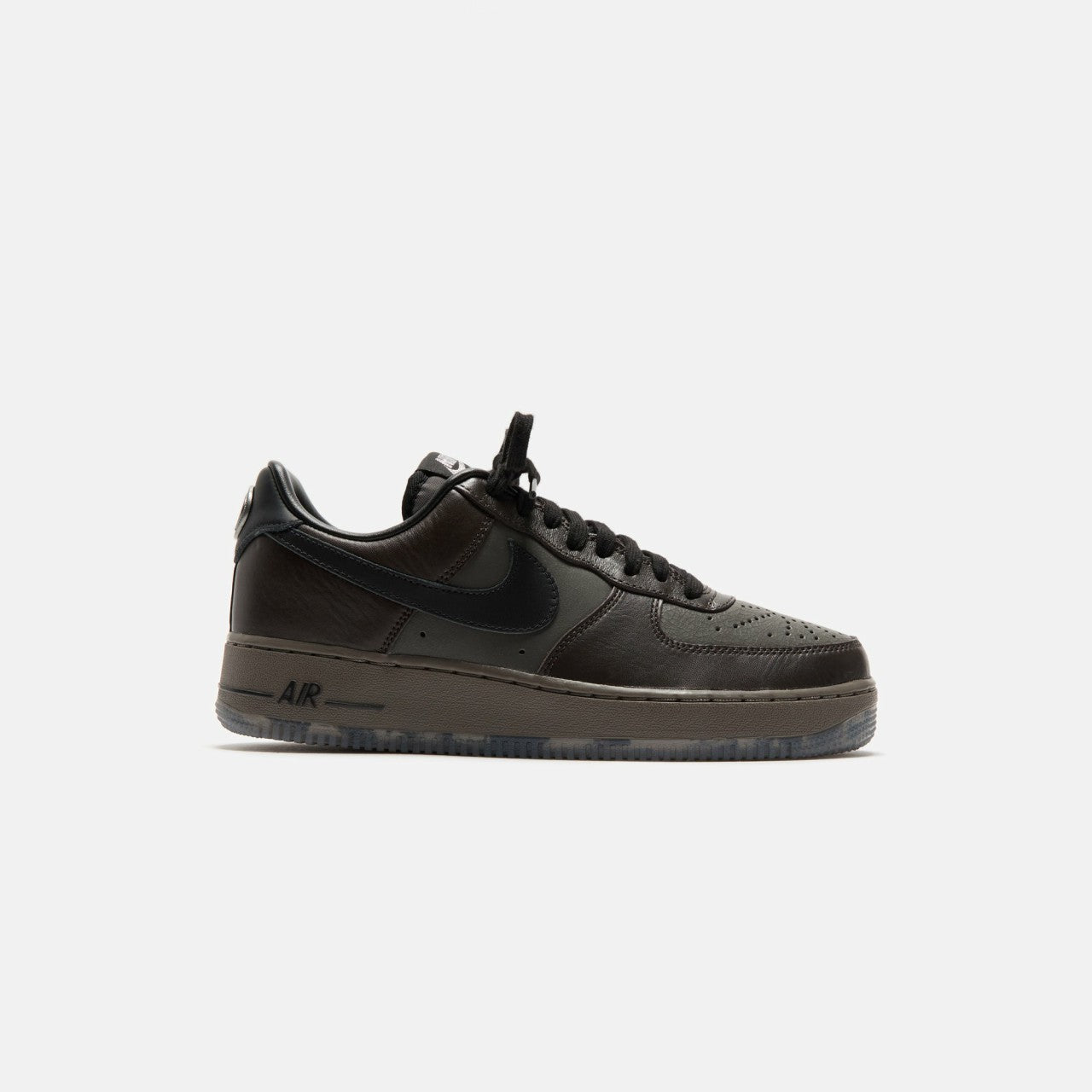 Men|Women Kith Nike Air Force 1 Low - Black Tea / Black / Petra Brown