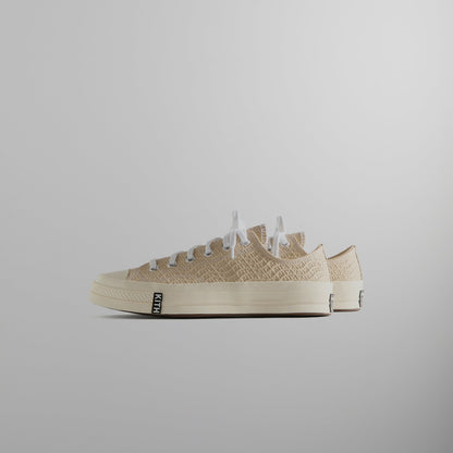 Men|Women Kith Kith for Converse Chuck Taylor All Star 1970 Ox - Egret / White / Blac