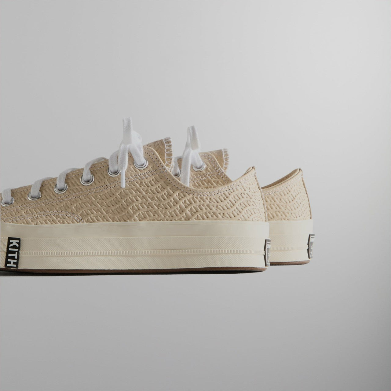 Men|Women Kith Kith for Converse Chuck Taylor All Star 1970 Ox - Egret / White / Blac