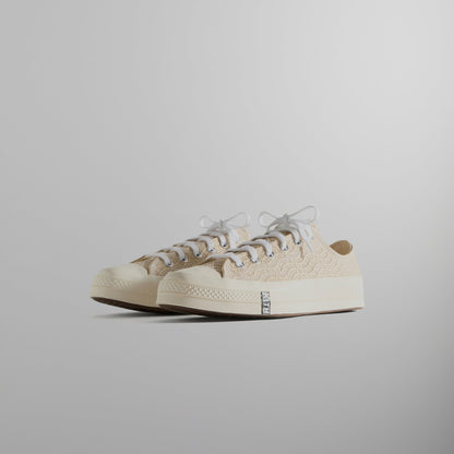 Men|Women Kith Kith for Converse Chuck Taylor All Star 1970 Ox - Egret / White / Blac