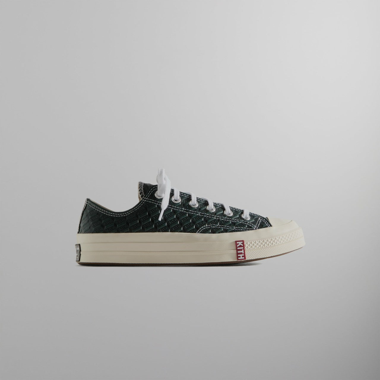 Men|Women Kith Kith for Converse Chuck Taylor All Star 1970 Ox - Black / Scarab / Egr