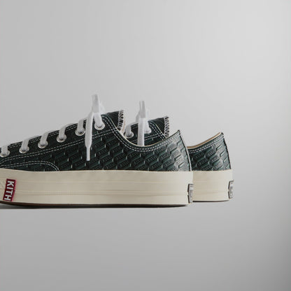 Men|Women Kith Kith for Converse Chuck Taylor All Star 1970 Ox - Black / Scarab / Egr