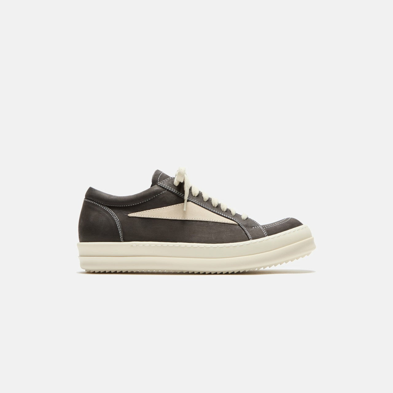 Women Kith Rick Owens WMNS Vintage Sneaks - Dark Dust / Milk