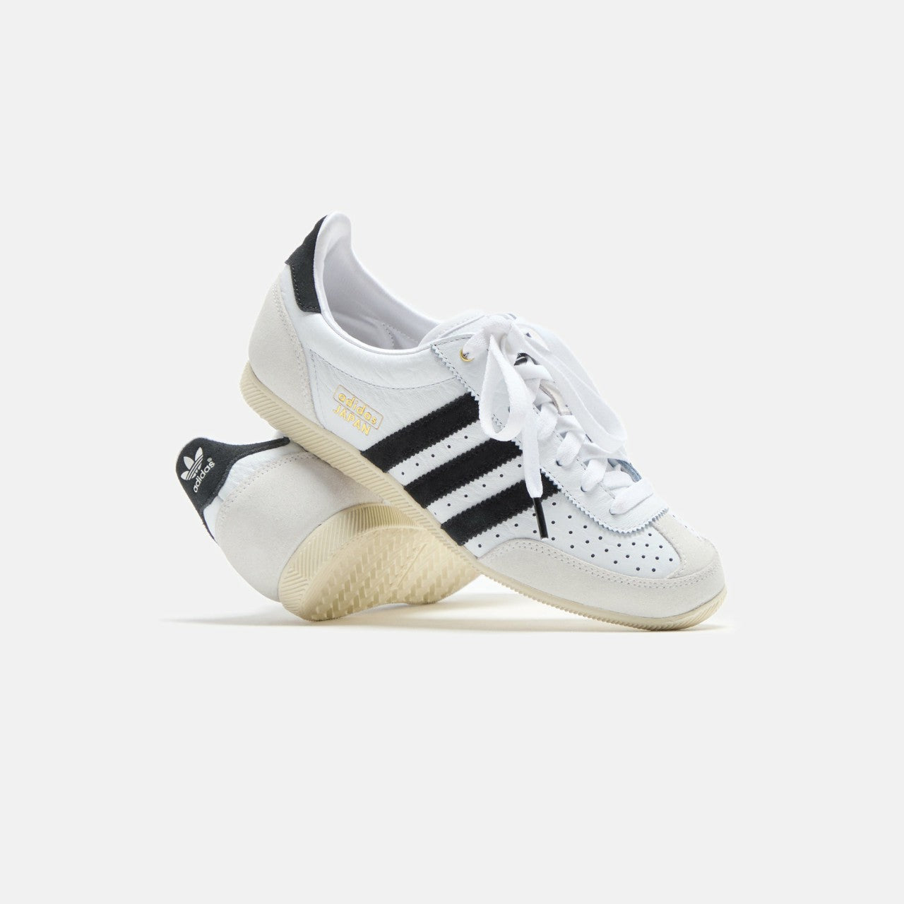 Women Kith adidas WMNS Japan - Cloud White / Core Black / Gold Metallic