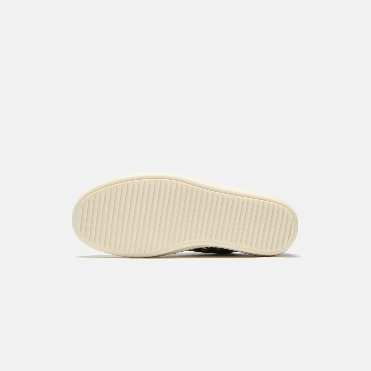 Men Kith Rick Owens Scarpe Leather Sneakers - Forest / Milk