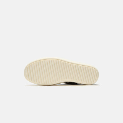 Men Kith Rick Owens Scarpe Leather Sneakers - Forest / Milk