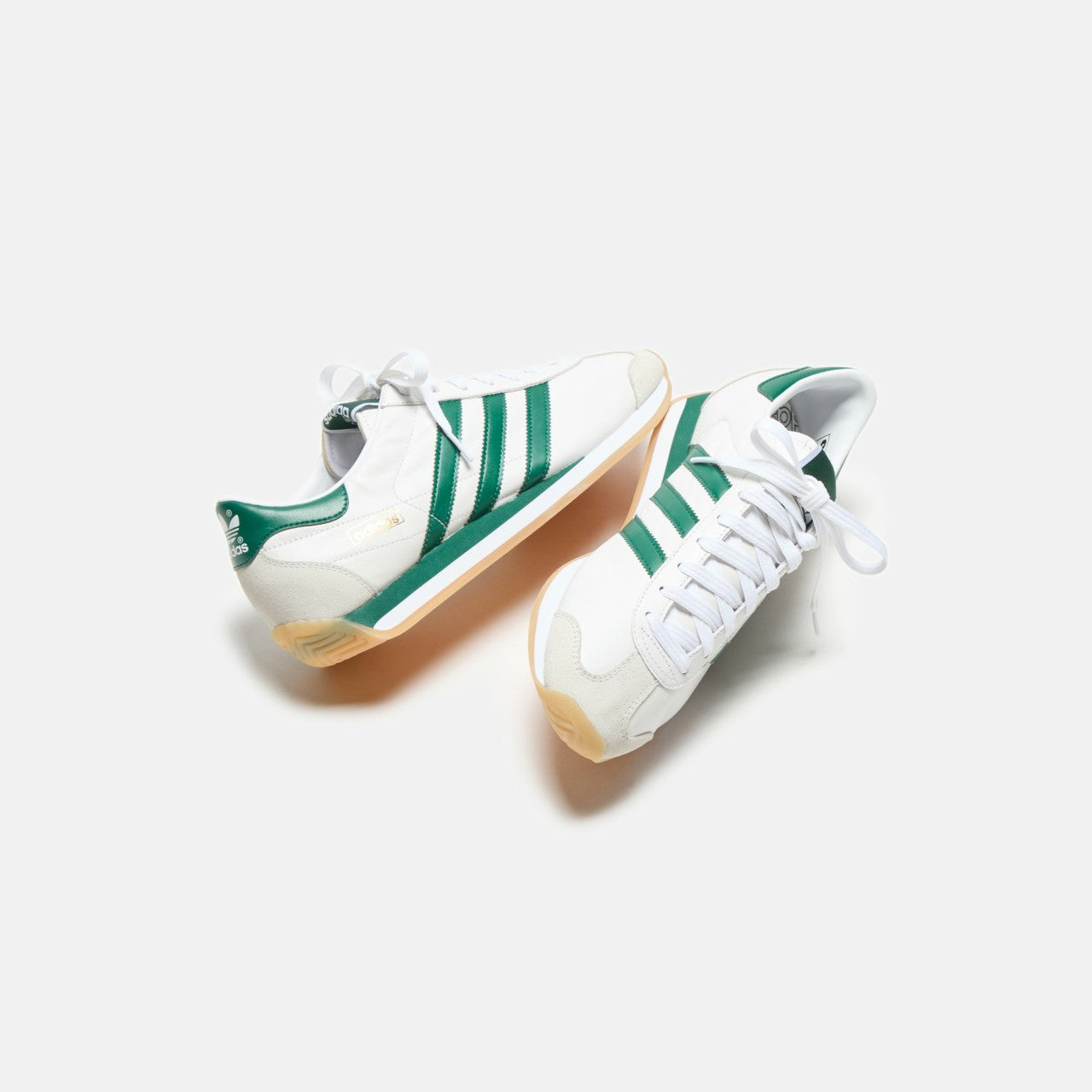 Men Kith adidas Country Japan - Cloud White / Collegiate Green / Crystal White