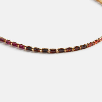 Women Kith Crystal Haze Mini Baguette Chakra Choker - Multi