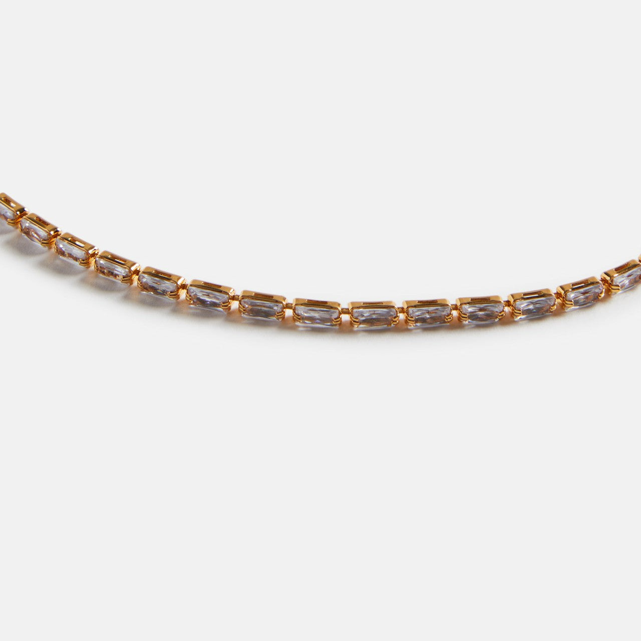Women Kith Crystal Haze Mini Baguette Choker - Clear