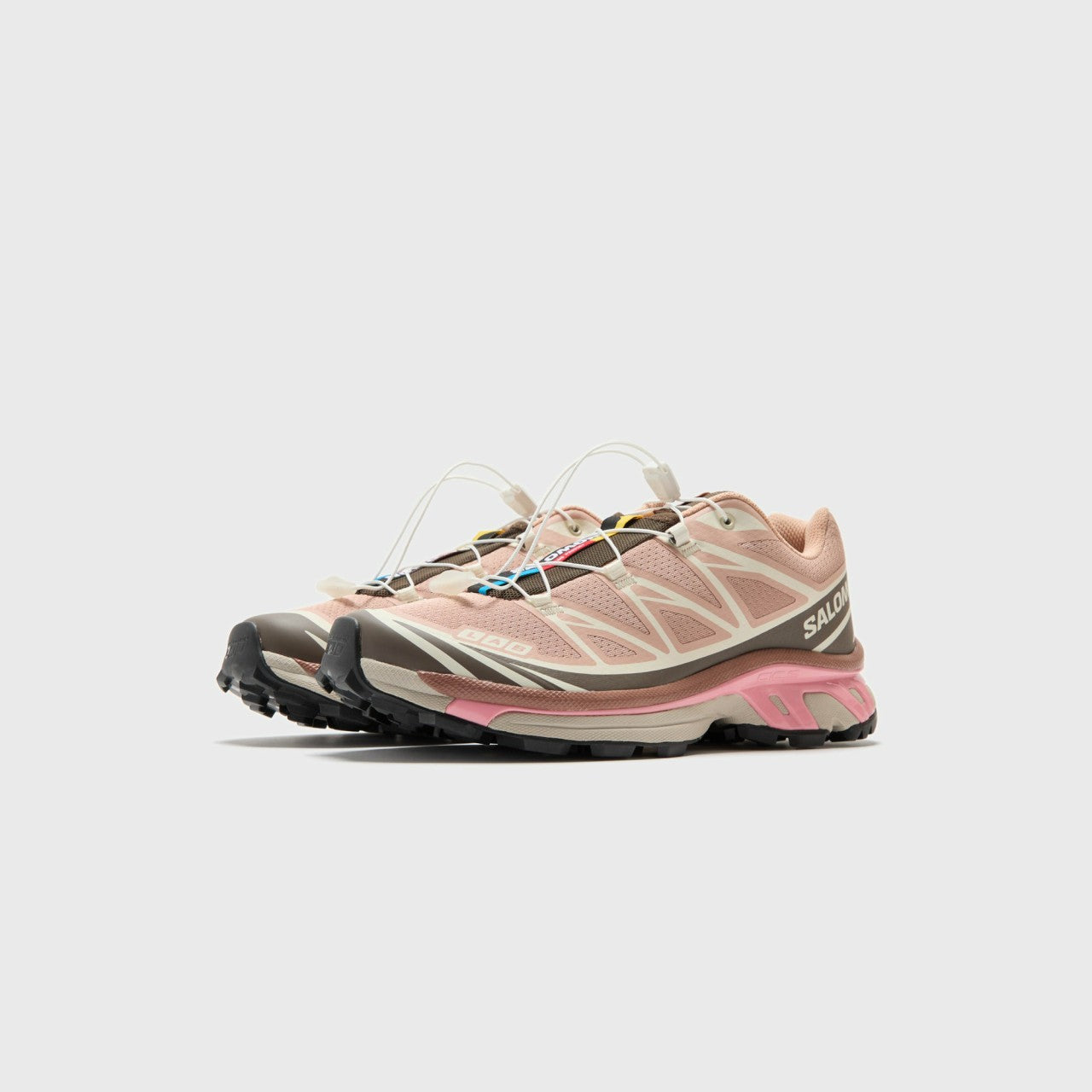 Men Kith Salomon XT-6 - Mahogany Rose / Earth Brown / Flamingo Pink