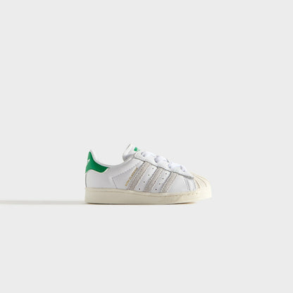 Kids Kith Kith Kids Classics for adidas Originals TD Superstar - White / Fairway