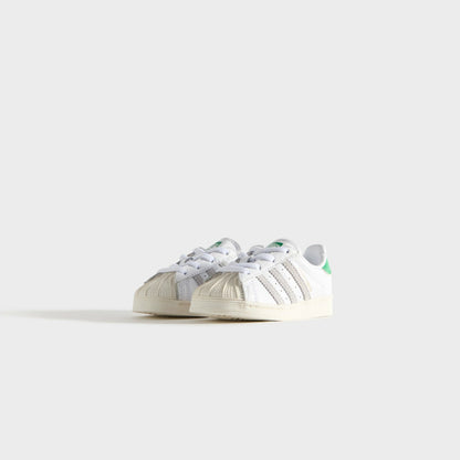 Kids Kith Kith Kids Classics for adidas Originals TD Superstar - White / Fairway