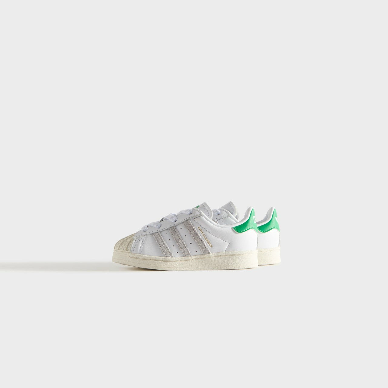 Kids Kith Kith Kids Classics for adidas Originals TD Superstar - White / Fairway