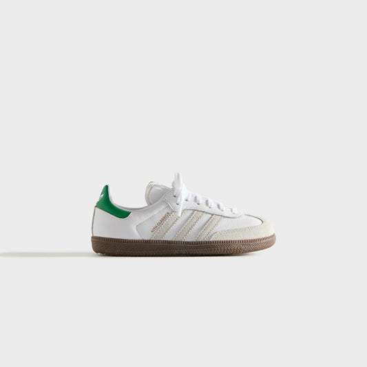 Kids Kith Kith Kids Classics for adidas Originals PS Samba - White / Fairway Gre