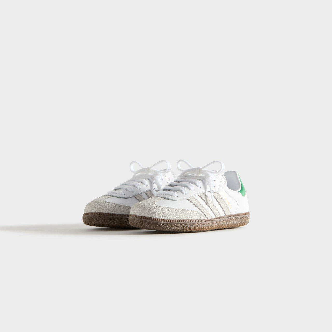 Kids Kith Kith Kids Classics for adidas Originals PS Samba - White / Fairway Gre