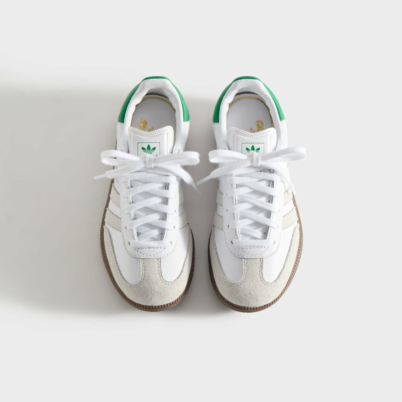Kids Kith Kith Kids Classics for adidas Originals PS Samba - White / Fairway Gre