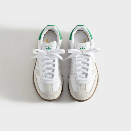Kids Kith Kith Kids Classics for adidas Originals PS Samba - White / Fairway Gre