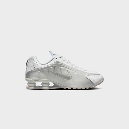 Men Kith Nike Shox R4 - White / Metallic Silver / White / Bright Crimson