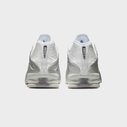 Men Kith Nike Shox R4 - White / Metallic Silver / White / Bright Crimson