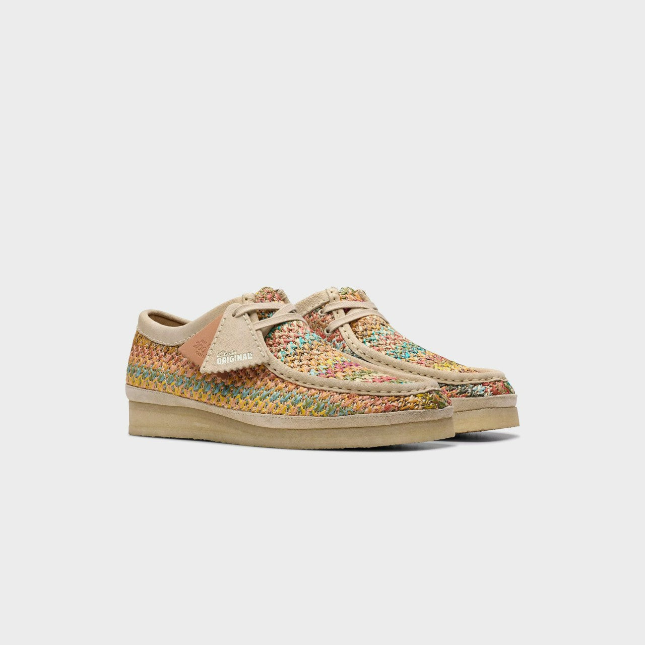 Men Kith Clarks Wallabee Raffia - Multicolor
