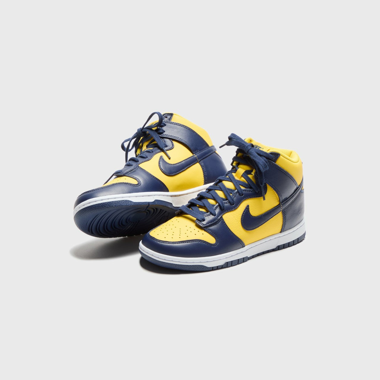 Men Kith Nike Dunk High Retro SE - Varsity Maize / Midnight Navy