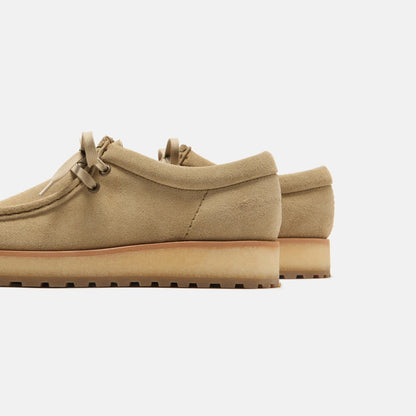 Men Kith Clarks Wallabee Scout Suede - Dark Sand