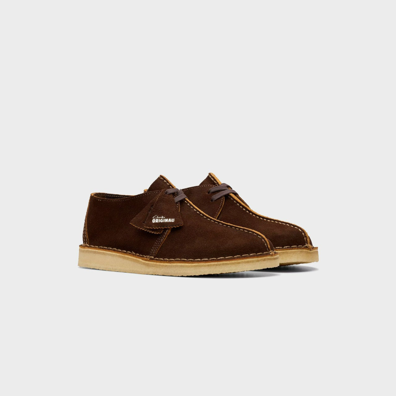 Men Kith Clarks Desert Trek - Brown / Chestnut Suede