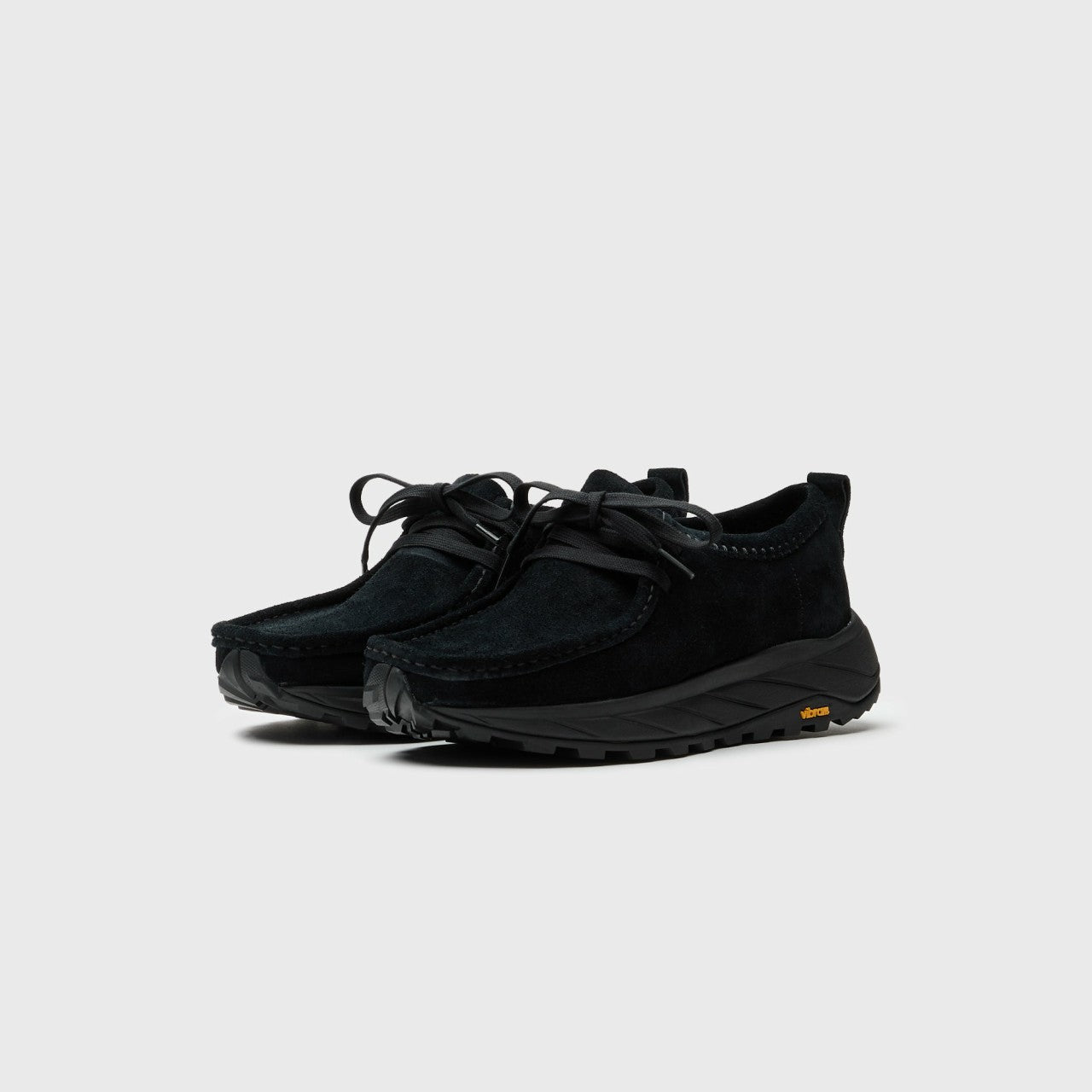 Men Kith Clarks Walla Eden Lo Suede - Black