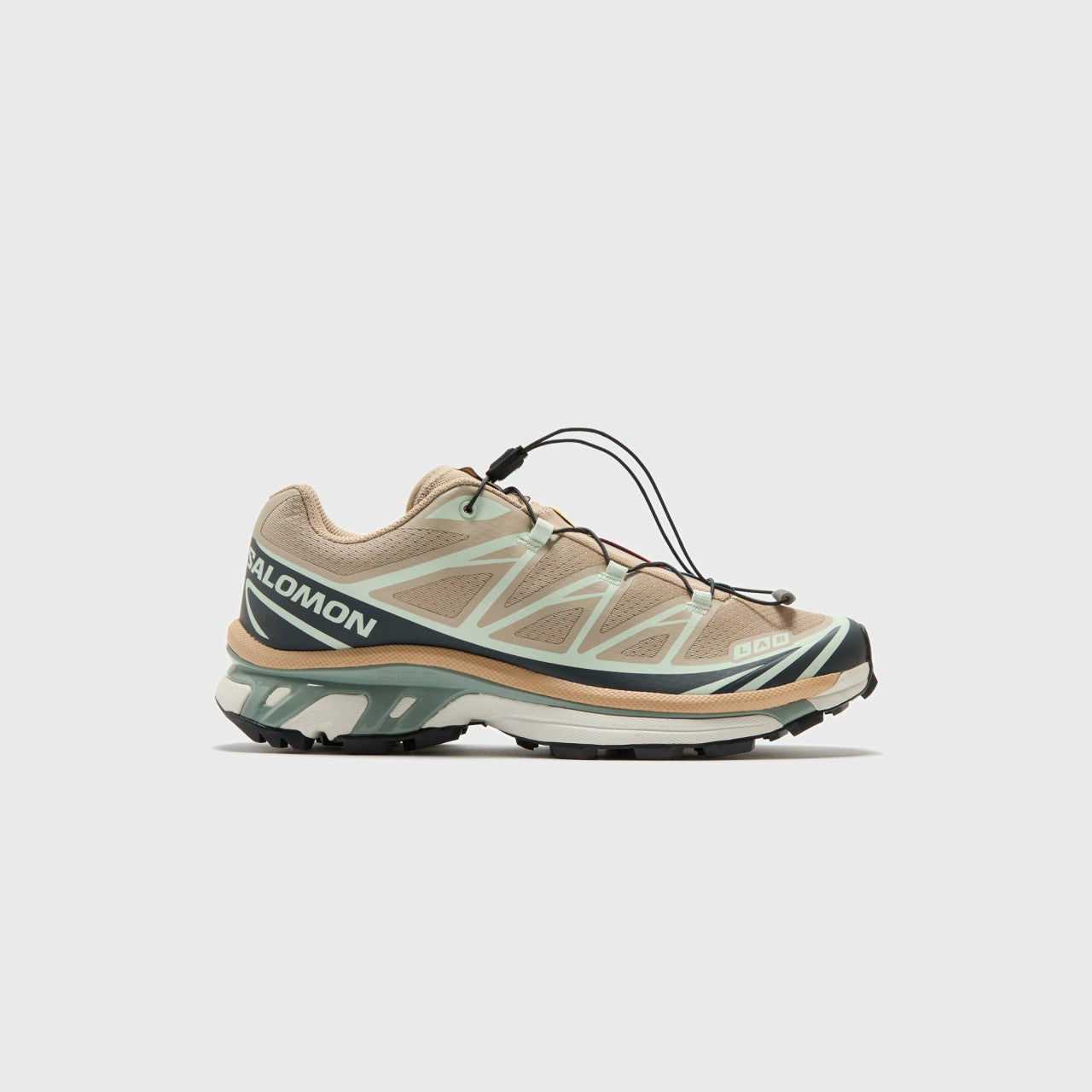 Men Kith Salomon XT-6 - Oxford Tan / Carbon / Clearly Aqua