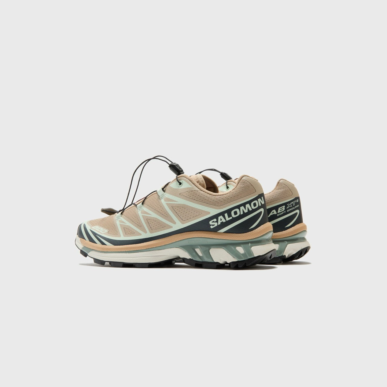 Men Kith Salomon XT-6 - Oxford Tan / Carbon / Clearly Aqua