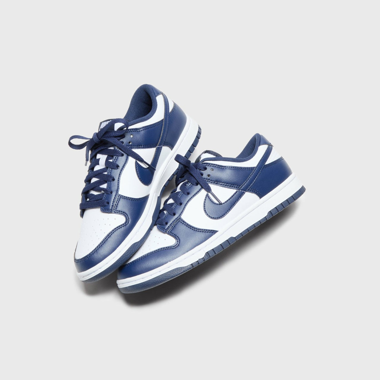 Men Kith Nike Dunk Low Retro - White / Midnight Navy / White
