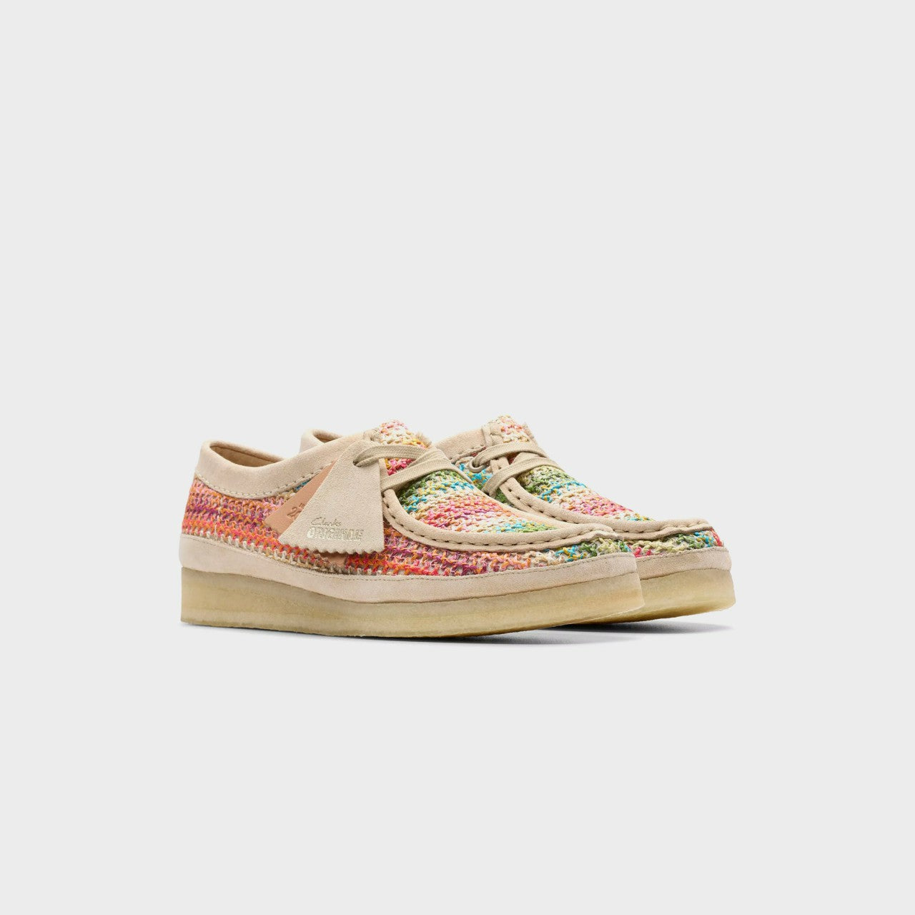 Men|Women Kith Clarks Wallabee - Multicolor Raffia