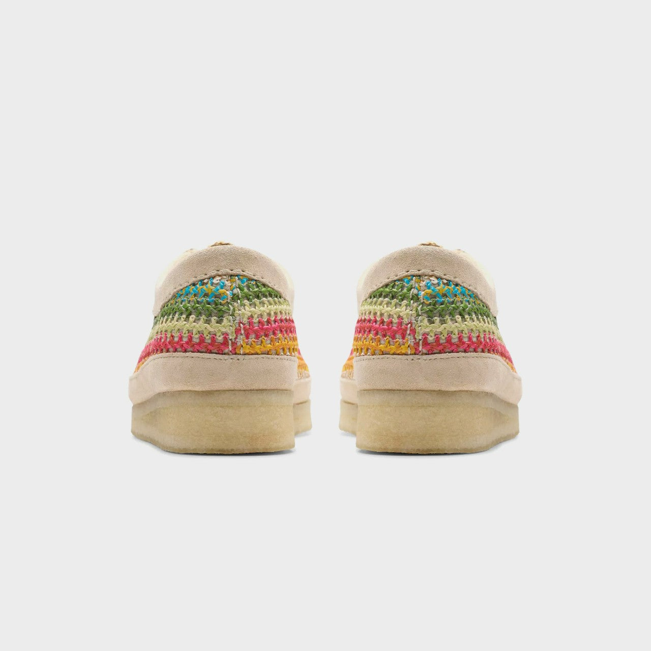 Men|Women Kith Clarks Wallabee - Multicolor Raffia