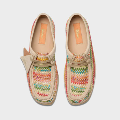 Men|Women Kith Clarks Wallabee - Multicolor Raffia