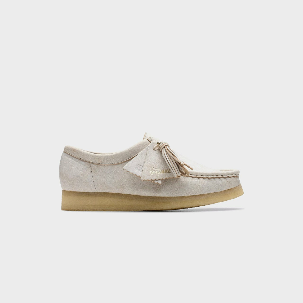 Women|Men Kith Clarks Wallabee - White Leather