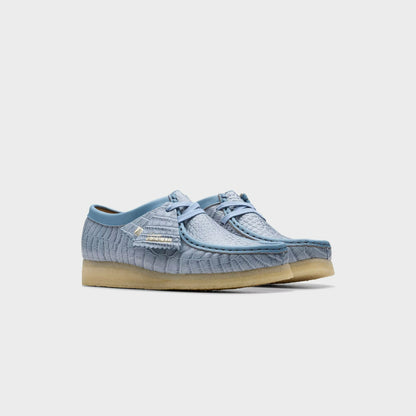 Women|Men Kith Clarks Wallabee - Powder Blue Croc