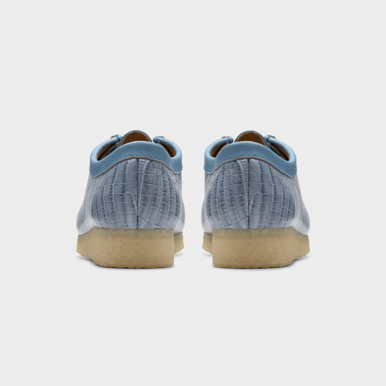 Women|Men Kith Clarks Wallabee - Powder Blue Croc