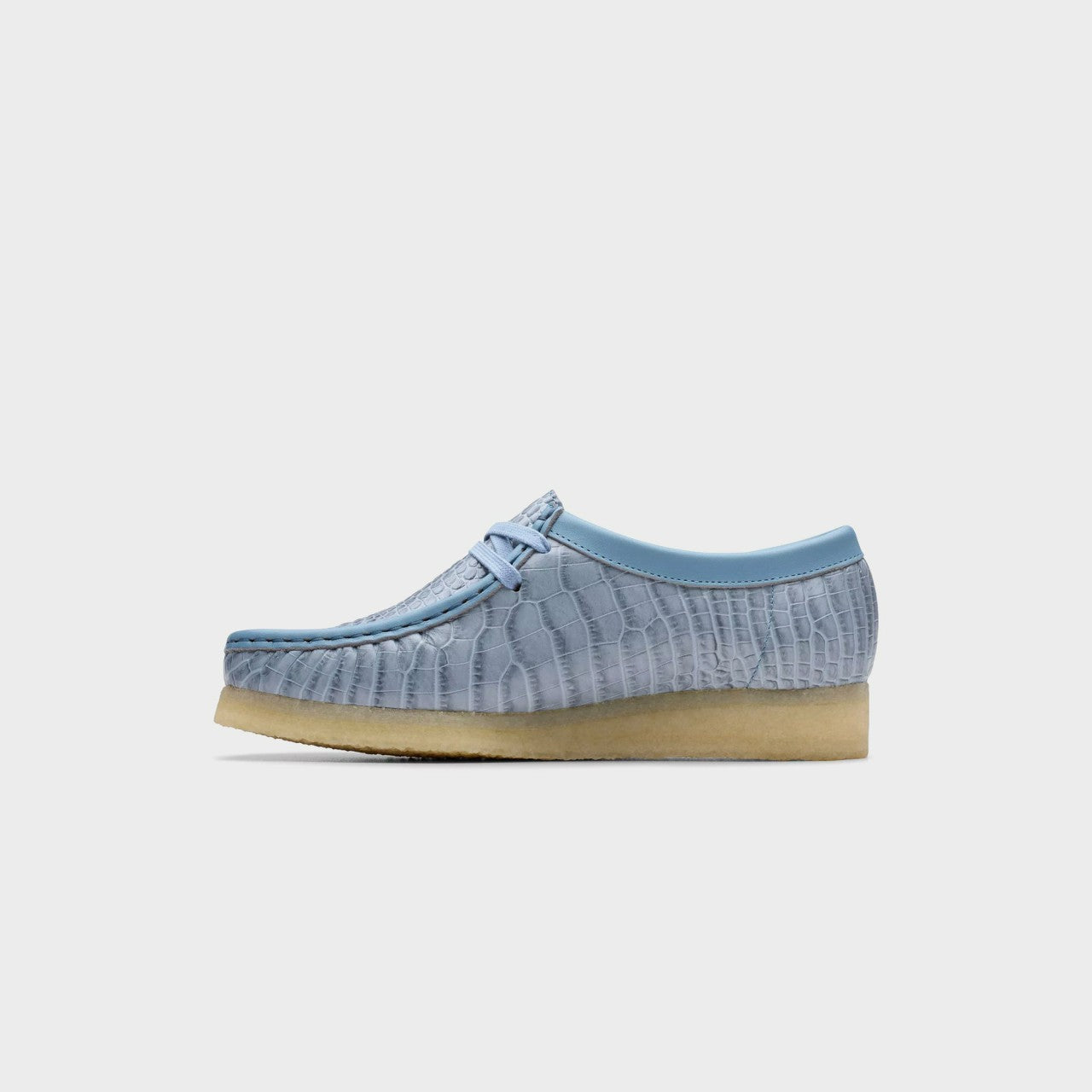Women|Men Kith Clarks Wallabee - Powder Blue Croc