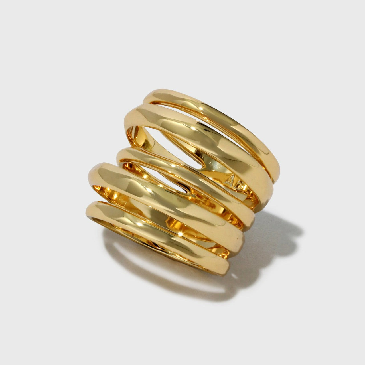 Women Kith Alexis Bittar Layered Ring - Gold